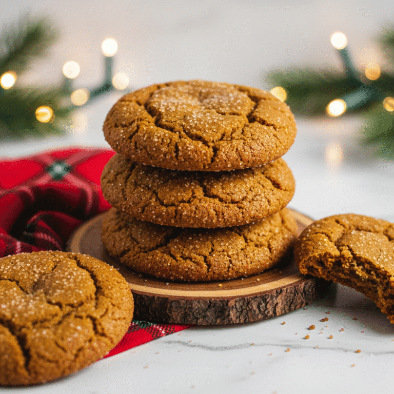 The Easiest Chewy Ginger Molasses Cookies